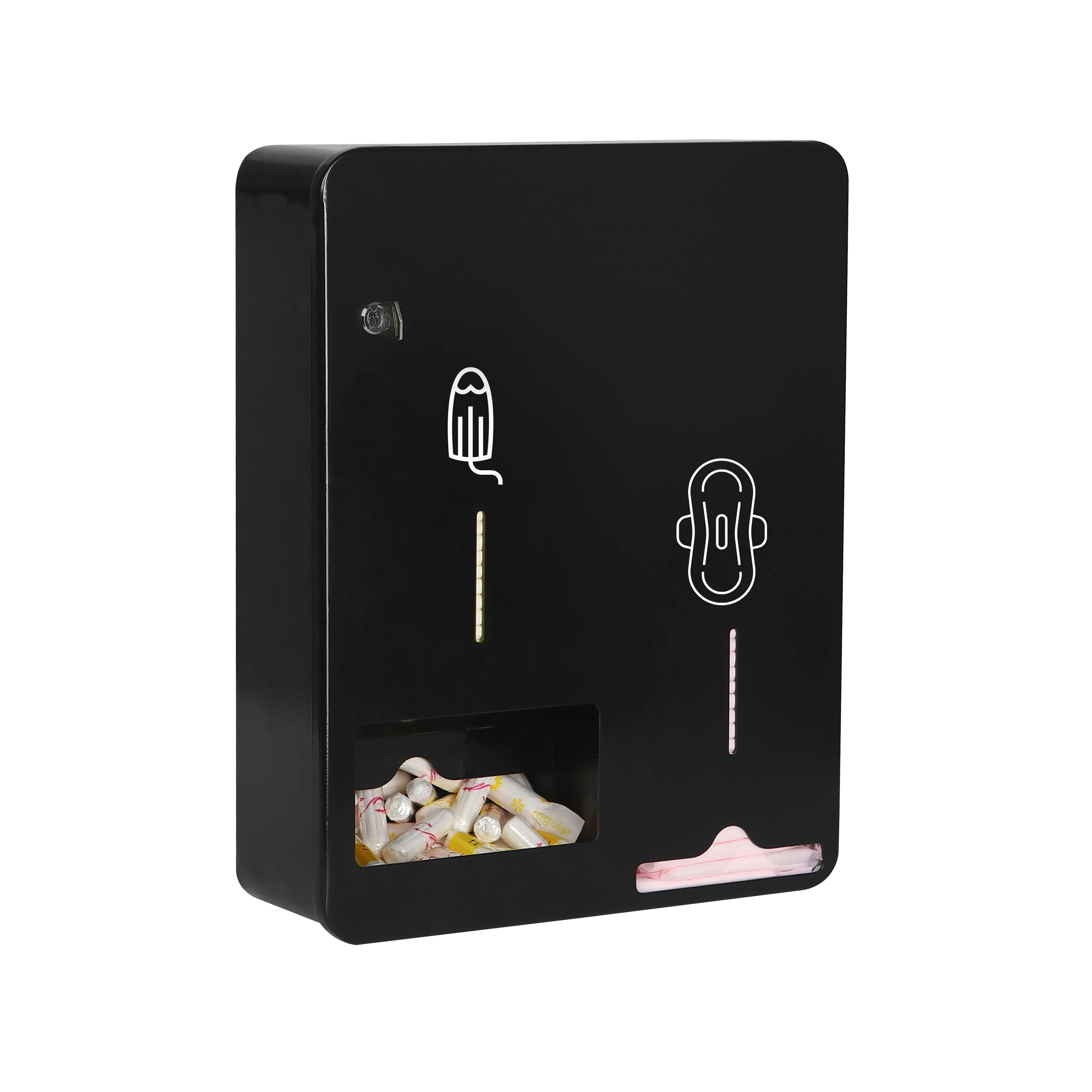 Black Tampons & Pads Dispenser