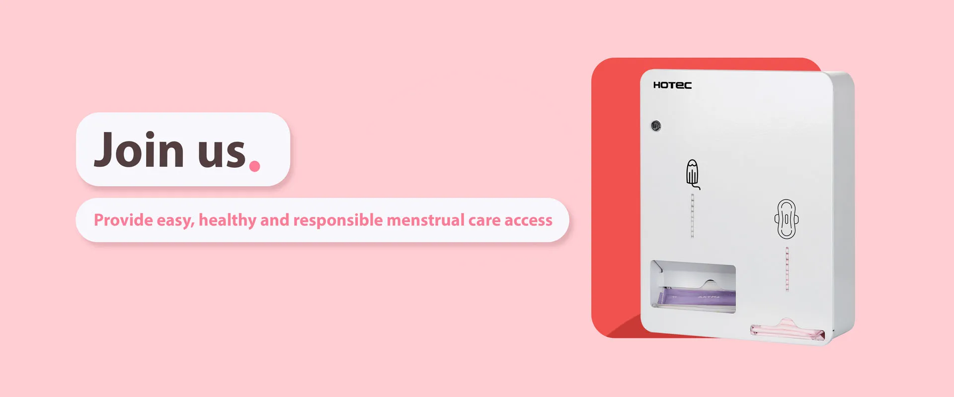 Tampons & Pads Dispenser