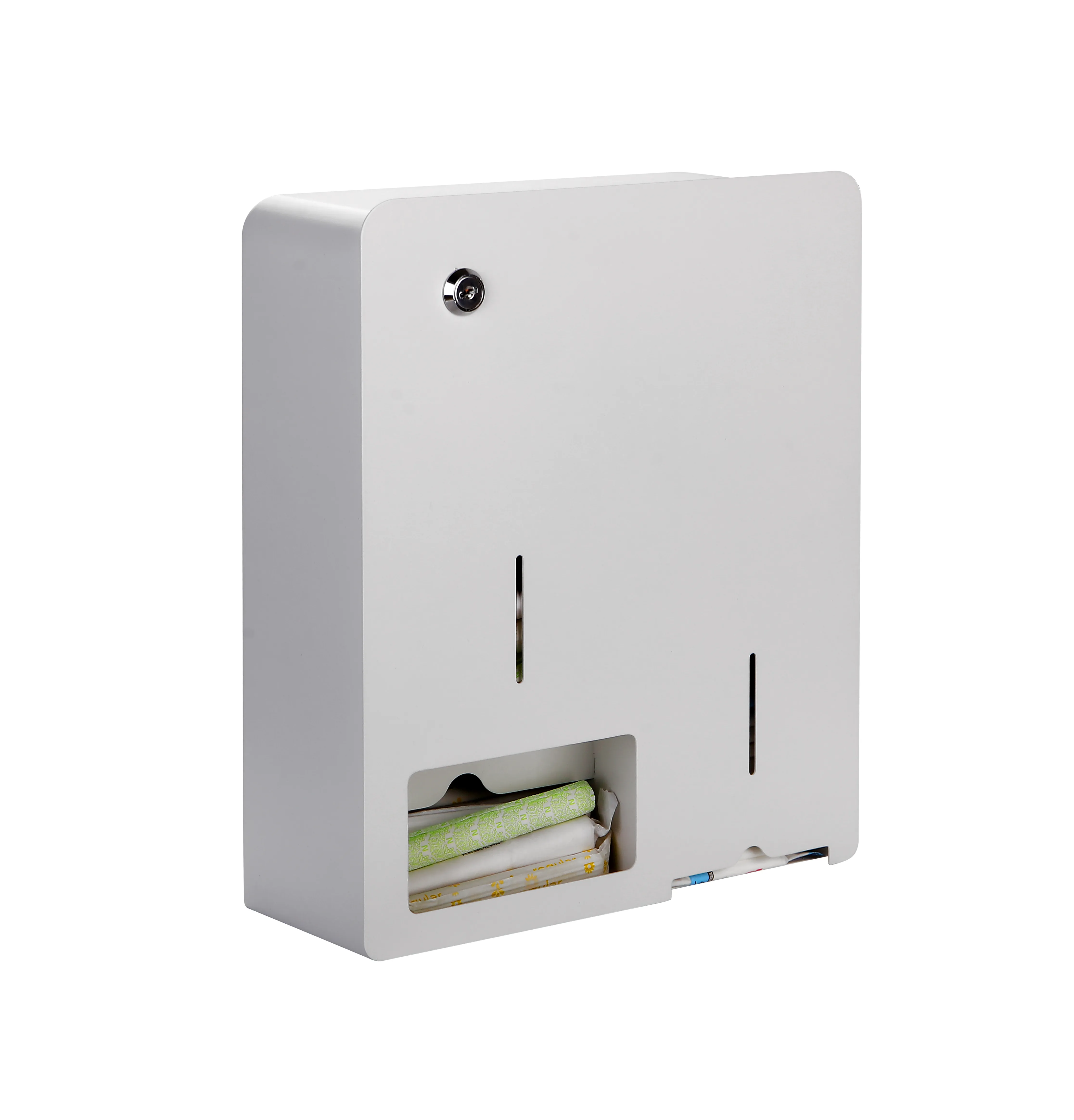 Two Channels Tampons & Pads Dispensers