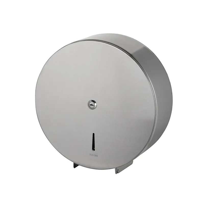 Industrial Toilet Roll Dispenser Stainless Steel Satin Ø290