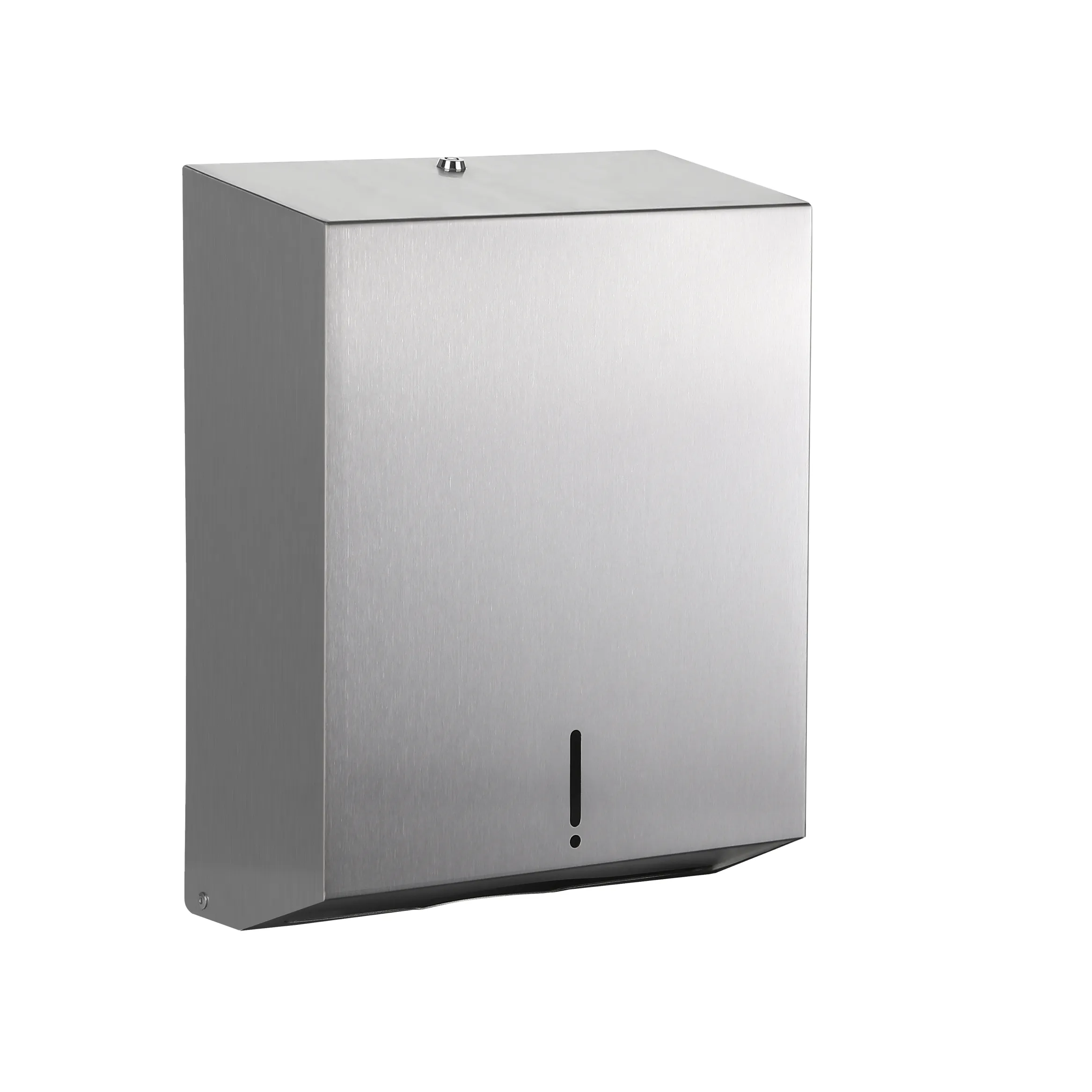 Bigger Capacity V-Fold Paper Towel Dispenser Satin