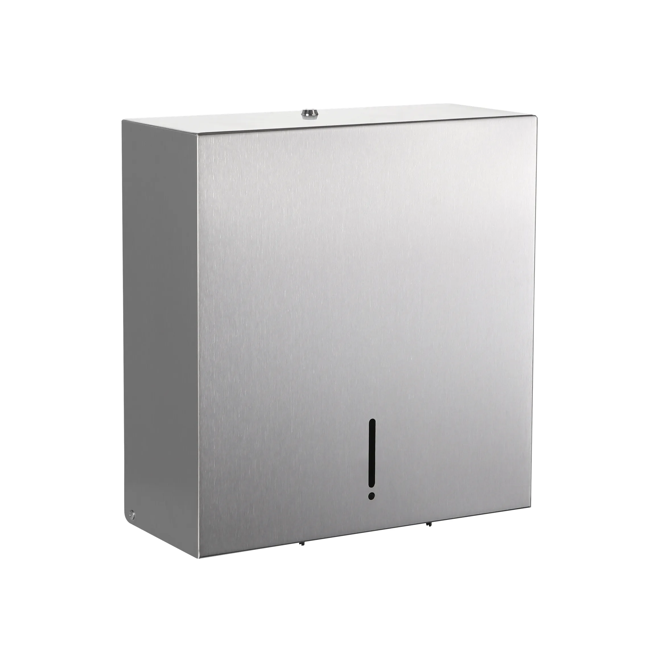 Square Jumbo Toilet Paper Dispenser Satin