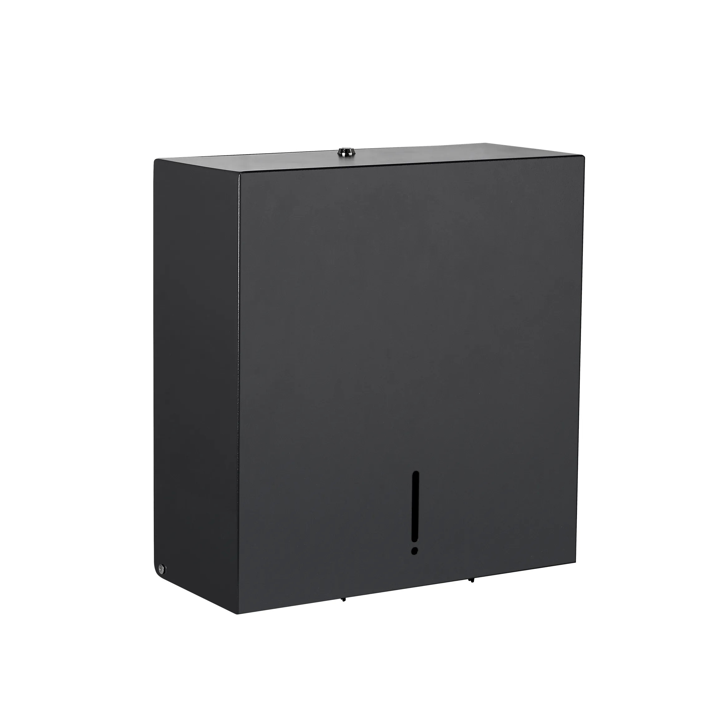 Square Jumbo Toilet Paper Dispenser Black